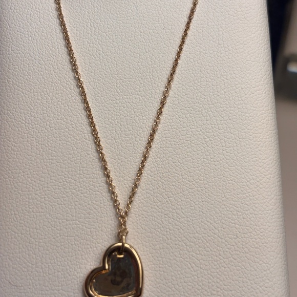 Gabriel & Co 14K Gold Diamond Heart Necklace 💎 Retail $1,025 - Picture 7 of 8